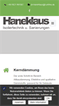 Mobile Screenshot of haneklaus-daemmtechnik.de